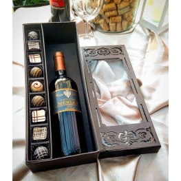 Caixa espumante + 9 Bombons