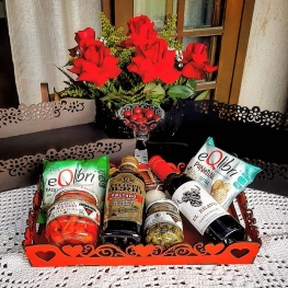 Bandeja para kits ou café da manhã