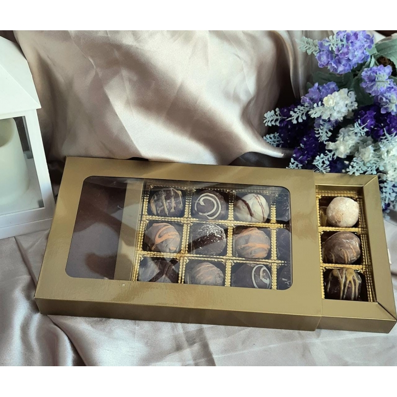 Caixa borda tampa envelope com visor e  berço 15 bb cores Ref. 157