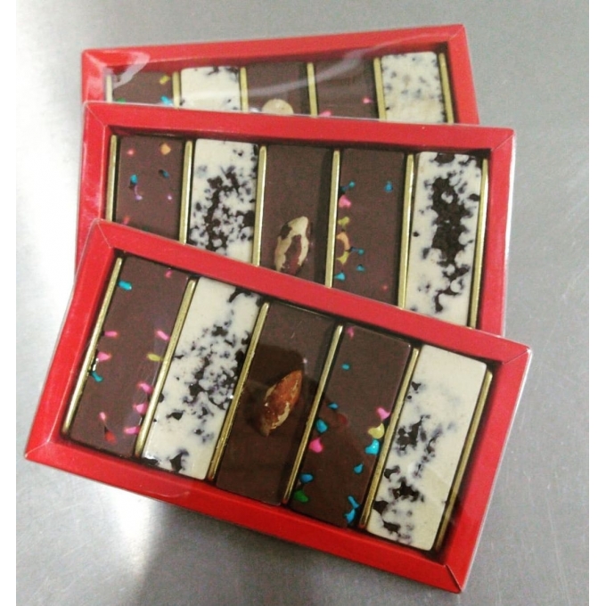 cx borda  berço 5 barrinhas cores tampa acetato Ref. 150