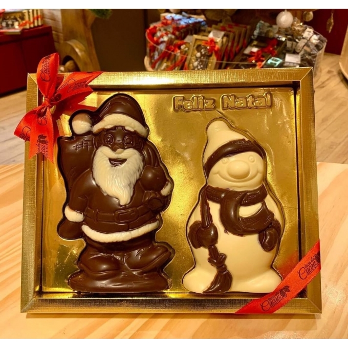Caixa Noel + Boneco ( meio)