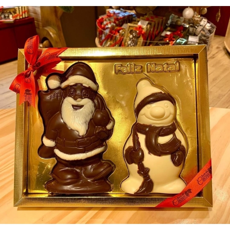 Caixa Noel + Boneco ( meio)