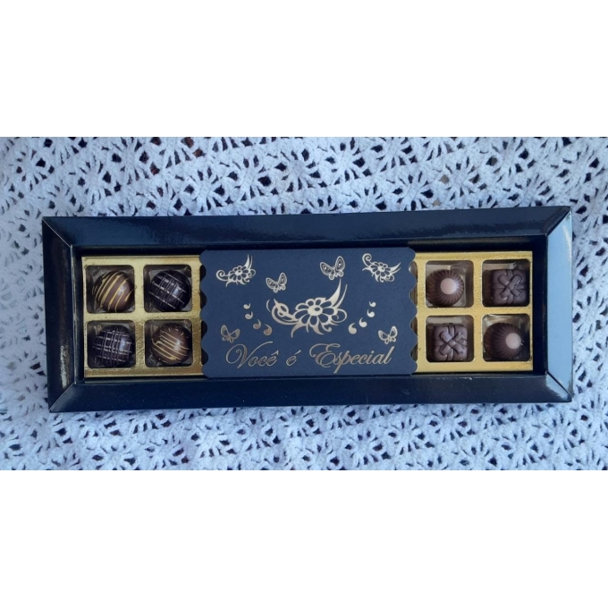 Ref. 150 Caixa borda 36x12x3 berço 16bb c/ cinta hot stamp