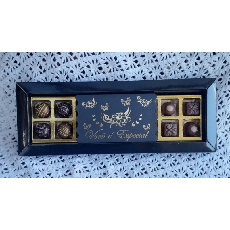 Ref. 150 Caixa borda 36x12x3 berço 16bb c/ cinta hot stamp