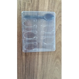 Ref. Act 085 Caixa Pet 06 mini colheres