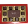 Caixa 10 BB com Placa Pequena Berço com detalhes de coração