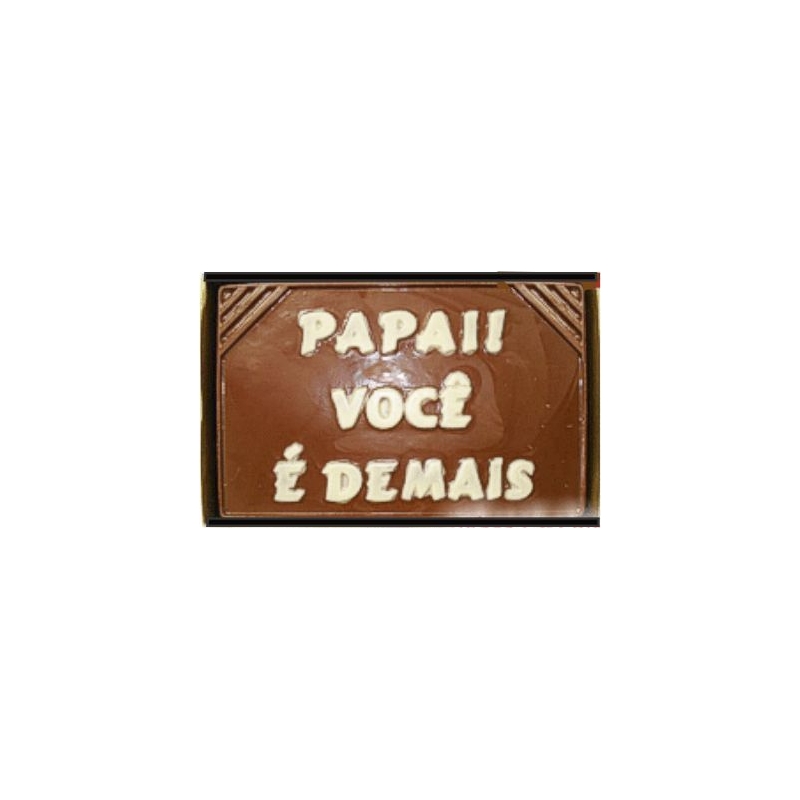 Caixa para Placa - Papai vc é demais
