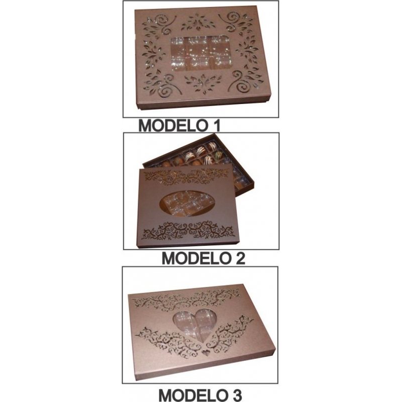 Caixa 24 BB  - com visor e recorte