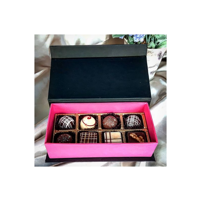 Caixa livro 8 Bombons